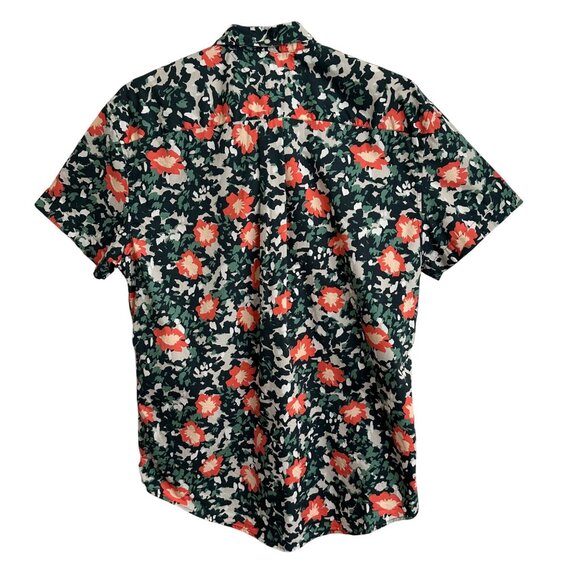 Tommy Hilfiger Mens Custom Fit Floral Button-Up Shirt XXL Hawaiian Tropical - Picture 3 of 8